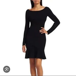 BAILEY 44 Tara Dress Black Long Sleeve Size S